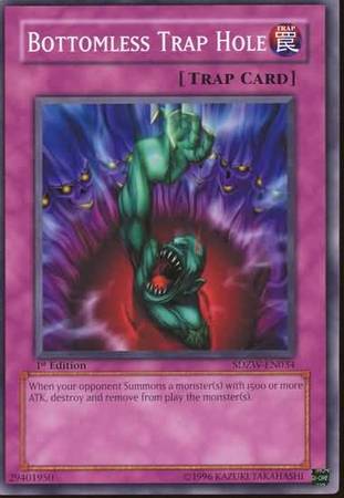 Bottomless Trap Hole - SDZW-EN034 - Common - 1st Edition available at 401 Games Canada