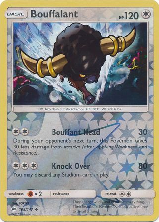 Bouffalant - 108/147 - Uncommon - Reverse Holo available at 401 Games Canada