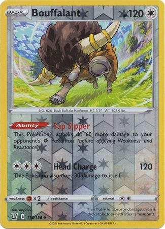 Bouffalant - 118/163 - Uncommon - Reverse Holo available at 401 Games Canada