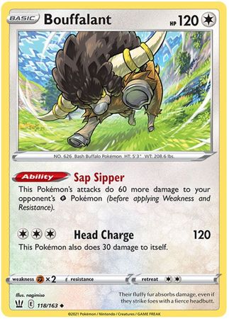 Bouffalant - 118/163 - Uncommon available at 401 Games Canada