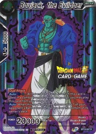 Boujack, the Evildoer - BT13-047 - Rare (Card Game Fest 2022) available at 401 Games Canada