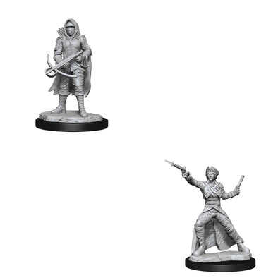 Bounty Hunter & Outlaw - Wizkids Deep Cuts Unpainted Minis available at 401 Games Canada