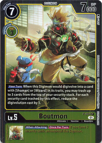 Boutmon - P-074 - Promo (Foil) available at 401 Games Canada