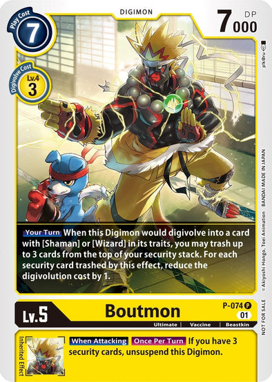 Boutmon - P-074 - Promo available at 401 Games Canada