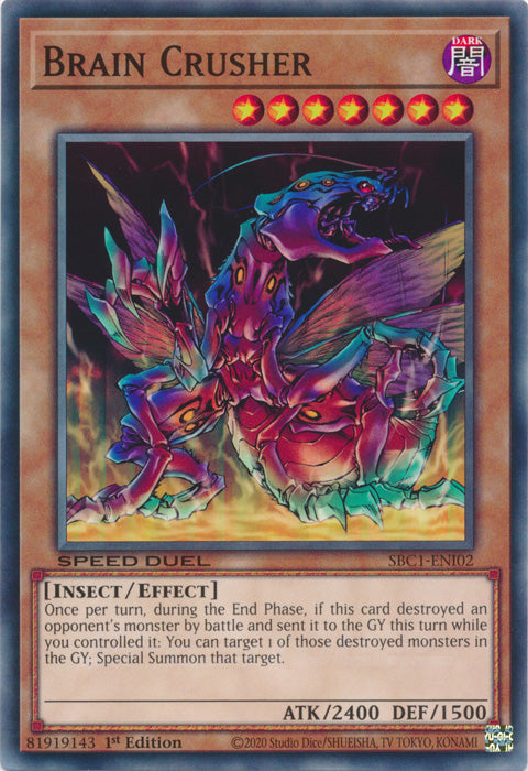 Brain Crusher - SBC1-ENI02 - Common - 1st Edition available at 401 Games Canada