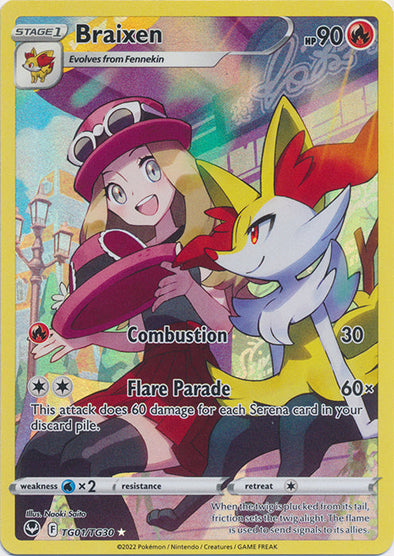 Braixen - TG01/TG30 - Ultra Rare available at 401 Games Canada