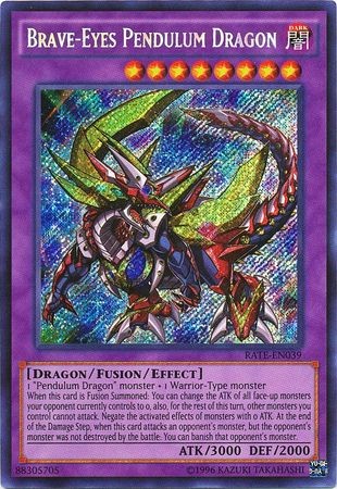 Brave-Eyes Pendulum Dragon - RATE-EN039 - Secret Rare - Unlimited available at 401 Games Canada