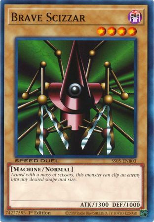 Brave Scizzar - SS05-ENB03 - Common - 1st Edition available at 401 Games Canada