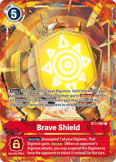 Brave Shield (Dash Pack Ver. 1.5) - BT1-095 - Promo available at 401 Games Canada