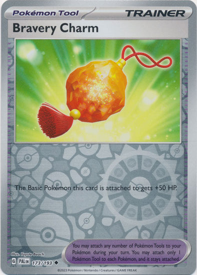 Bravery Charm - 173/193 - Uncommon - Reverse Holo available at 401 Games Canada