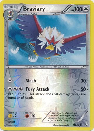 Braviary - 112/124 - Rare - Reverse Holo available at 401 Games Canada