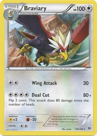 Braviary - 130/162 - Rare available at 401 Games Canada