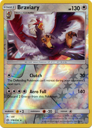 Braviary - 178/236 - Rare - Reverse Holo available at 401 Games Canada