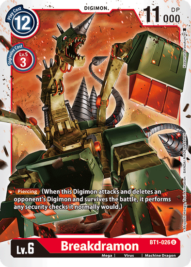 Breakdramon - BT1-026 - Uncommon available at 401 Games Canada