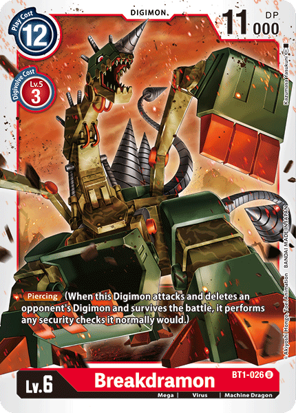 Breakdramon - BT1-026 - Uncommon available at 401 Games Canada