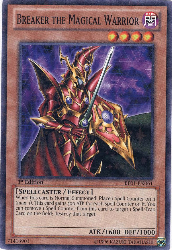 Breaker the Magical Warrior - BP01-EN061 - Starfoil Rare - 1st Edition available at 401 Games Canada