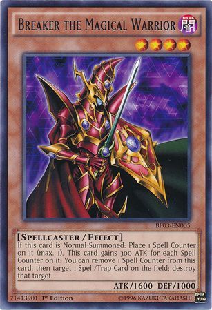 Breaker the Magical Warrior (Shatterfoil) - BP03-EN005 - Shatterfoil Rare - 1st Edition available at 401 Games Canada