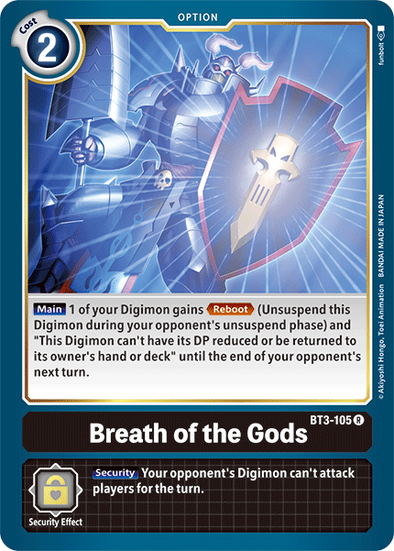 Breath of the Gods - BT3-105 - Rare available at 401 Games Canada