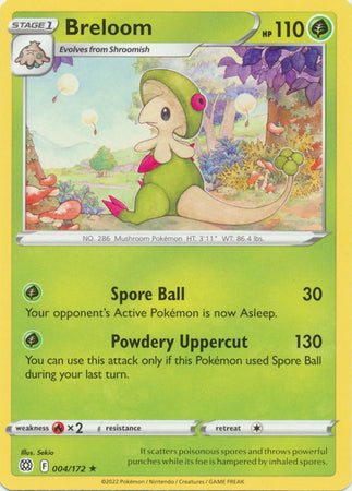 Breloom - 004/172 - Rare available at 401 Games Canada