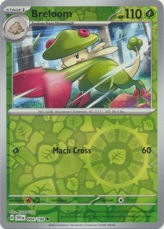 Breloom - 004/198 - Uncommon - Reverse Holo available at 401 Games Canada