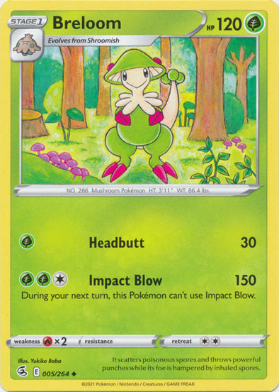 Breloom - 005/264 - Uncommon available at 401 Games Canada