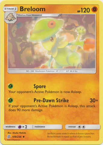 Breloom - 108/236 - Uncommon available at 401 Games Canada