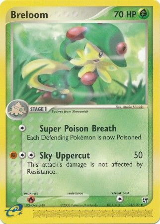 Breloom - 33/100 - Uncommon available at 401 Games Canada