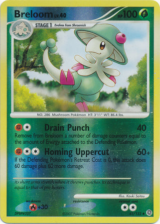 Breloom - 45/132 - Uncommon - Reverse Holo available at 401 Games Canada