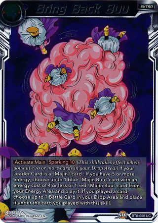 Bring Back Buu - BT6-050 - Uncommon (FOIL) available at 401 Games Canada