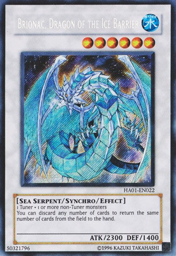 Brionac, Dragon of the Ice Barrier - HA01-EN022 - Secret Rare - Unlimited available at 401 Games Canada