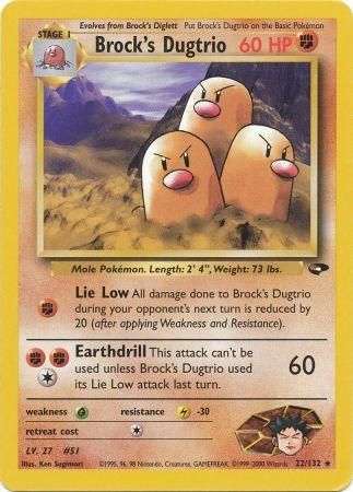 Brock's Dugtrio - 22/132 - Rare - Unlimited available at 401 Games Canada