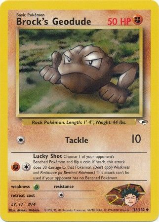 Brock's Geodude - 38/132 - Uncommon - Unlimited available at 401 Games Canada