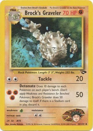 Brock's Graveler - 34/132 - Uncommon - Unlimited available at 401 Games Canada