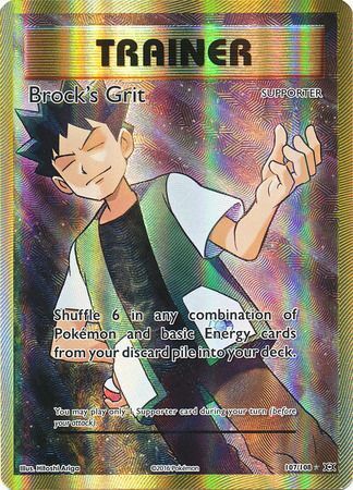 Brock's Grit - 107/108 - Full Art Ultra Rare available at 401 Games Canada