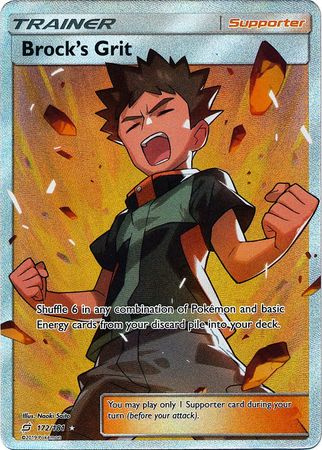 Brock's Grit - 172/181 - Full Art Ultra Rare available at 401 Games Canada