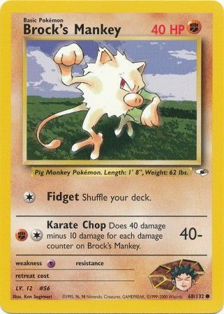 Brock's Mankey - 68/132 - Common - Unlimited available at 401 Games Canada