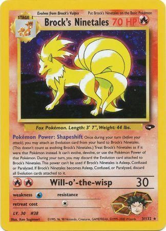 Brock's Ninetales - 3/132 - Holo - Unlimited available at 401 Games Canada