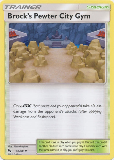 Brock's Pewter City Gym - 54/68 - Uncommon available at 401 Games Canada