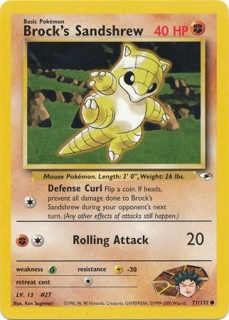 Brock's Sandshrew - 71/132 - Common - Unlimited available at 401 Games Canada