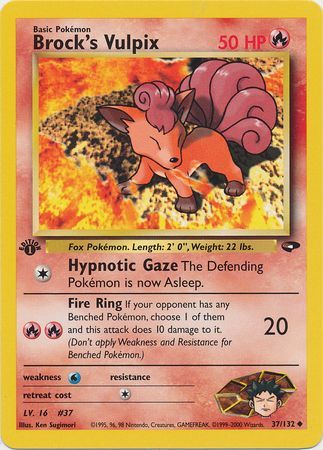 Brock's Vulpix - 37/132 - Uncommon - 1st Edition available at 401 Games Canada