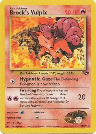 Brock's Vulpix - 37/132 - Uncommon - Unlimited available at 401 Games Canada