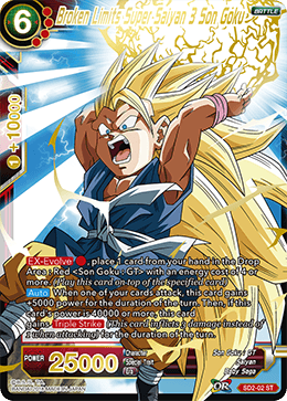 Broken Limits Super Saiyan 3 Son Goku - SD2-02 - Starter Rare available at 401 Games Canada