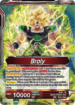 Broly // Broly, the Awakened Demon - BT11-002 - Uncommon available at 401 Games Canada