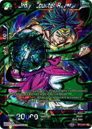 Broly, Counter Reversal - BT7-020 - Super Rare available at 401 Games Canada