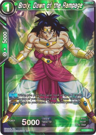 Broly, Dawn of the Rampage - BT1-076 - Common (Reprint) (Foil) available at 401 Games Canada