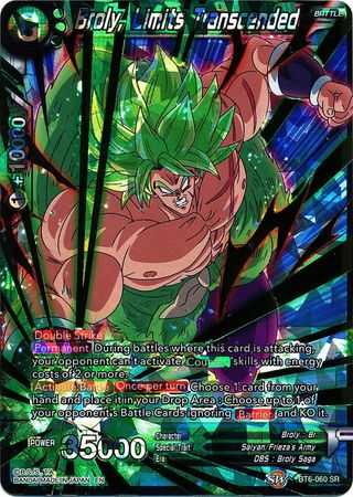 Broly, Limits Transcended - BT6-060 - Super Rare available at 401 Games Canada