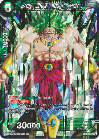 Broly, The Rampaging Horror - BT1-073 - Super Rare (DB1 Shatterfoil) available at 401 Games Canada