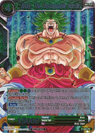 Broly, The Unstoppable Horror - P-006 - Promo (Foil) available at 401 Games Canada