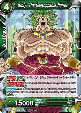 Broly, The Unstoppable Horror - P-006 - Promo available at 401 Games Canada