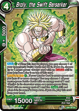 Broly, the Swift Berserker - EB1-30 - Uncommon available at 401 Games Canada